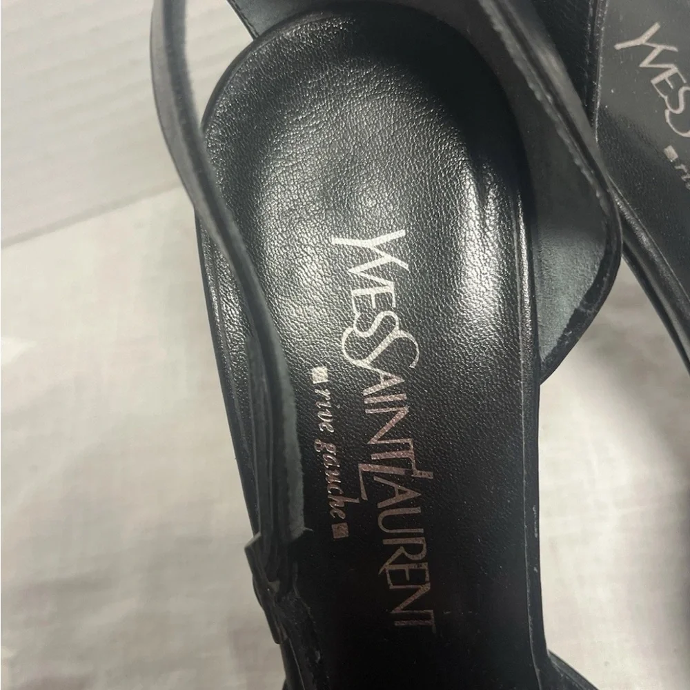 Yves Saint Laurent Black Heels - Picture 6 of 9